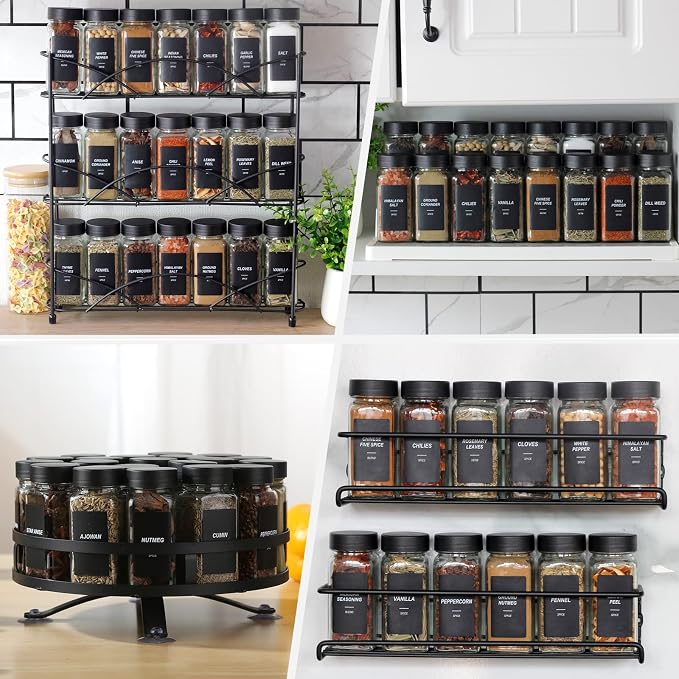 24Pcs Spice Jars Containers - Image 7