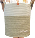 large tall sturdier Laundry Hamper Basket Woven Storage Baskets by GOCAN