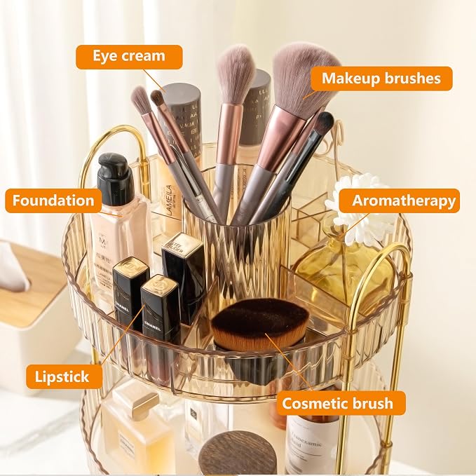 YCIA&DONE Rotating Makeup Organizer - Image 7