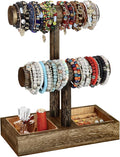 LadyRosian 2 Tier Wooden Display Jewelry Accessory Stand Jewelry Bracelet by LadyRosian