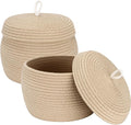 Sea Team Round Cotton Rope Storage Basket by SeaTeam