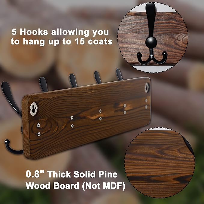 Dseap Wall Mount Coat Hanger - Image 8