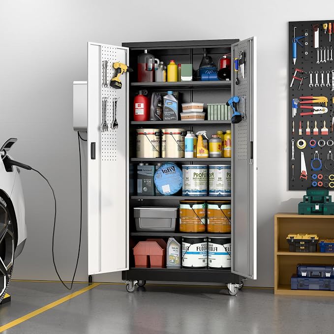 Aobabo Garage Metal Storage Cabinet - Image 2