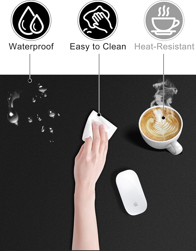 TopMade Wireless Charging Mouse Pad, Waterproof Gaming Mousepad - Image 6