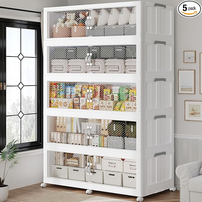 1200QT Extra Large Stackable Storage Bins by QAVABIN