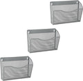 EASEPRES 3 Single Pocket Mesh Hanging File Organizer, Vertical Wall Mounted by EASEPRES