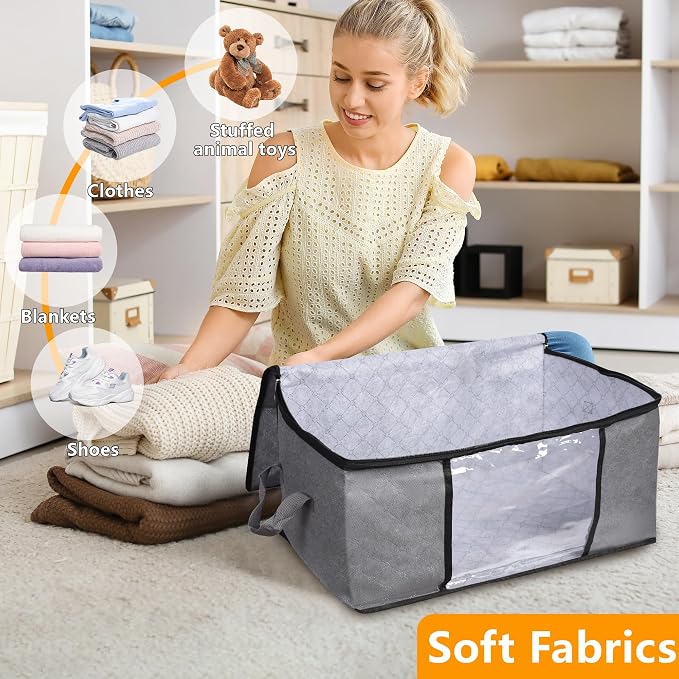 8 Pack Clothes Storage Bags - Image 4