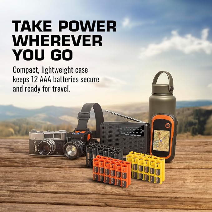 Storacell AAA-12 Battery Storage Caddy and Dispenser, Holds 12 AAA Batteries - Image 7