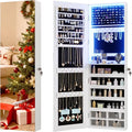 Vlsrka 47.2" LED Jewelry Mirror Cabinet, Wall/Door Mounted Jewelry Armoire by VlsrkaFurniture