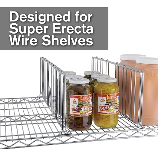 METRO DD18C Super Erecta Chrome Plated Shelf Divider - Image 2