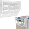 3-Tier Magnetic File Holder, No Drilling Installation File Cabinet Organizer by LQPAFZ