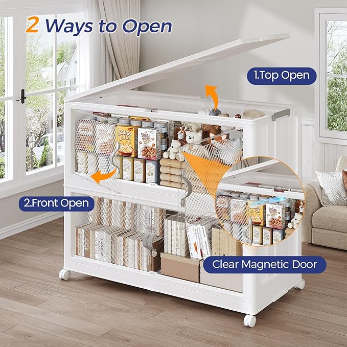 600QT Extra Large Stackable Storage Bins - Image 4
