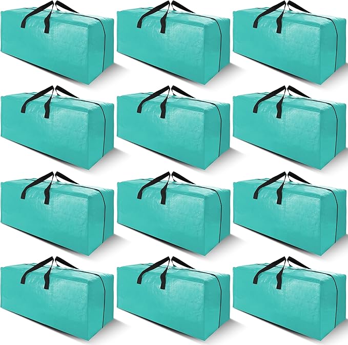 Cosy Family 12 Pack Heavy Duty Extra Large Moving Bags by Cosy+Family