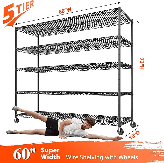 3200LBS Storage Shelves Wire Shelving - Image 3