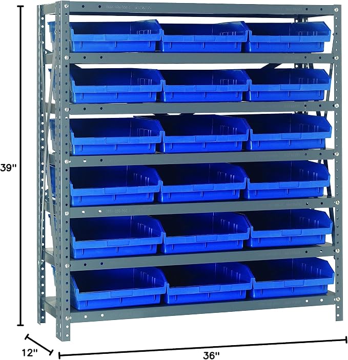 Quantum Storage Systems 1239-109BL Steel Shelving Unit - Image 2