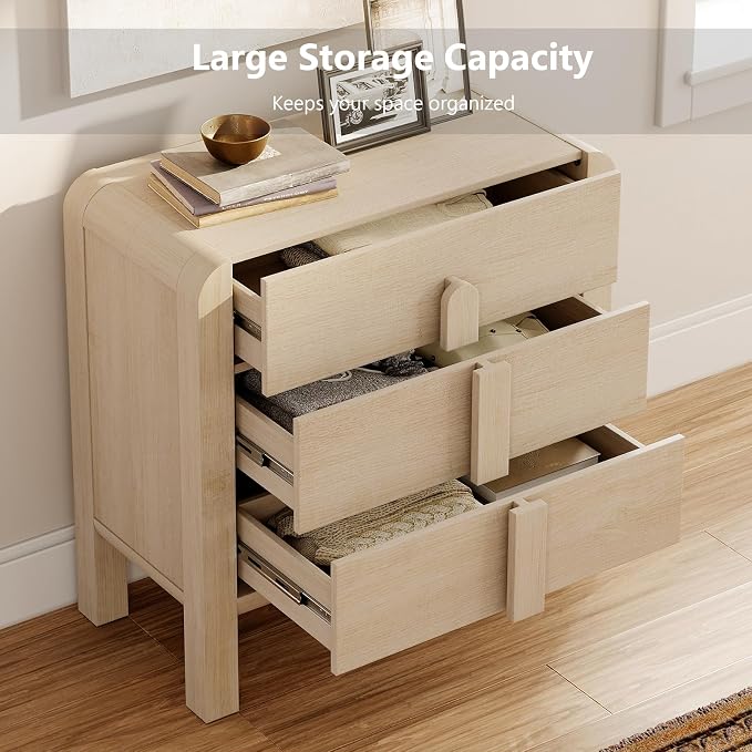 WAMPAT 3 in 1 9 Drawer Dresser for Bedroom, 94.5" Wide Mid Century Modern Wide - Image 6