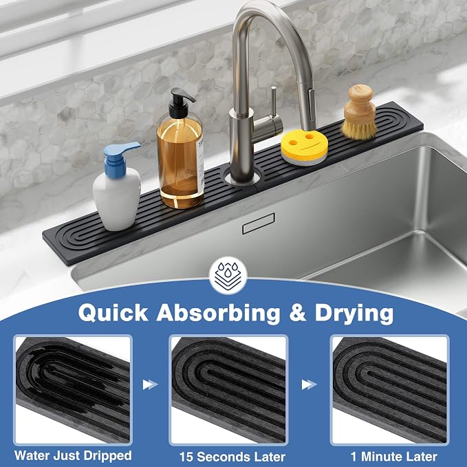 DK177 Faucet Mat for Kitchen Sink - Image 4