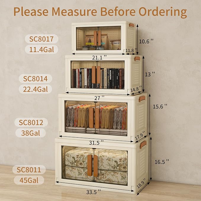 Plastic Stackable Storage Bins - Image 8