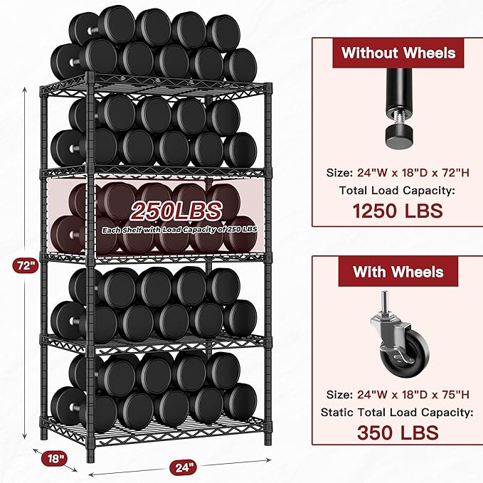 PrimeZone Wire Shelving Unit - Image 3