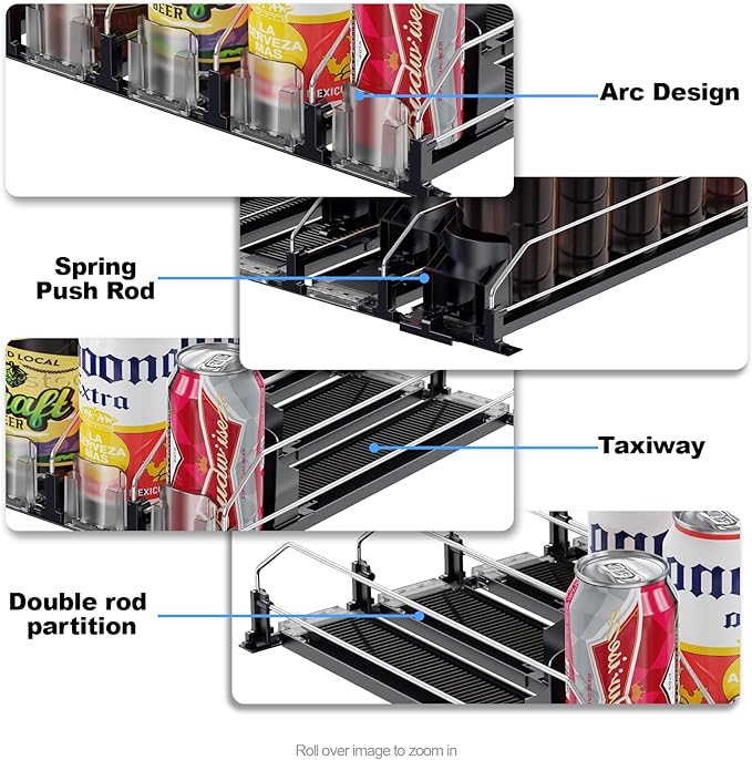 Drink Organizer for Fridge, 12oz 16oz 20oz - Image 9