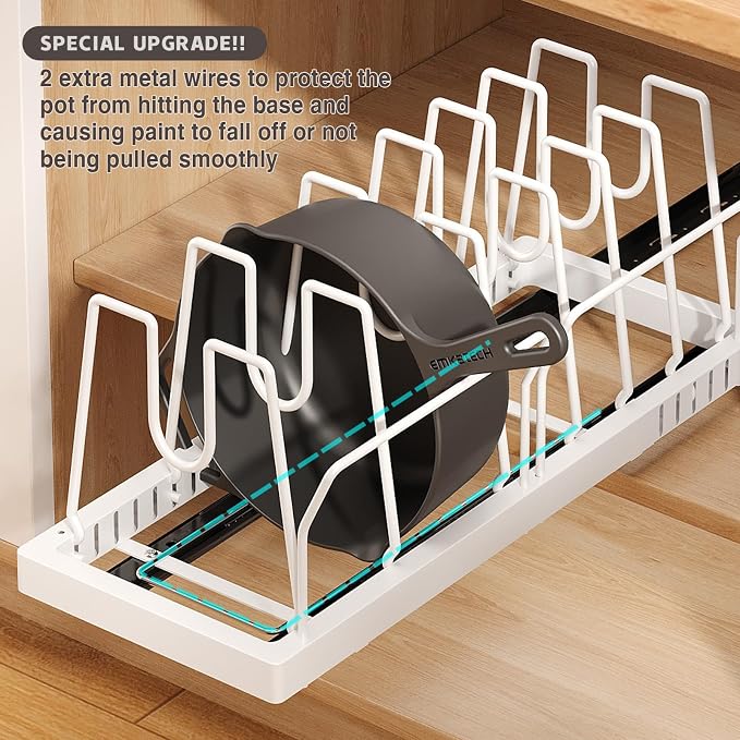 Pots and Pans Organizer Under Cabinet - Image 8