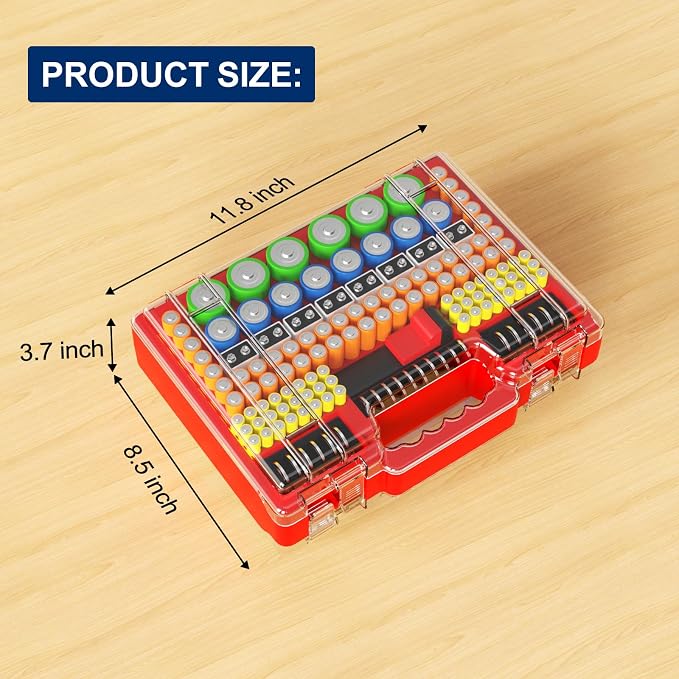 Battery Organizer Storage Holder Box Case - Image 5