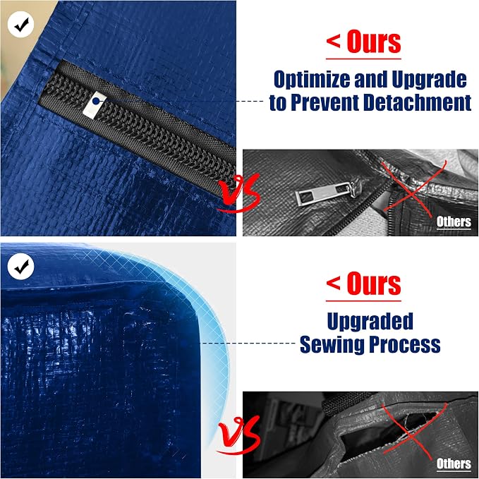 Cosy Family 8 Pack Heavy Duty Extra Large Moving Bags - Image 8
