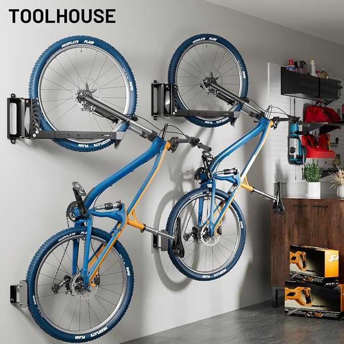 Swivel Bike Rack Wall Mount, Bike Hangers - Image 7
