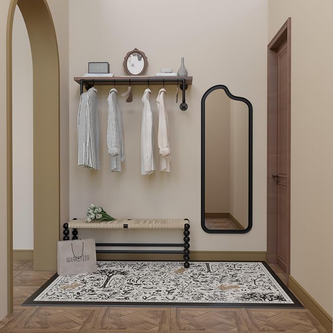 Clothes Rack 36in, Wall Mounted Garment Racks - Image 8