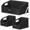 Wicker Baskets for Organizing, Kitchen Counter by Unknown