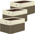 BALEINE 3 Pack Fabric Storage Bins by BALEINE