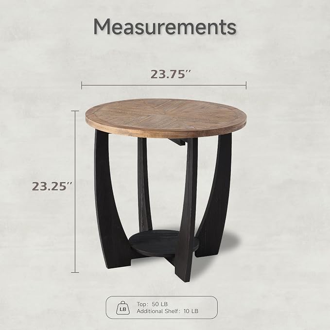 Rustic Farmhouse End Table - Image 3