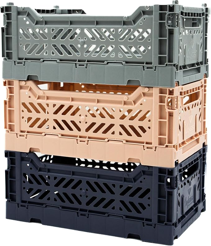 Collapsible Storage Box, Foldable Crate Organizer Bin - Image 3