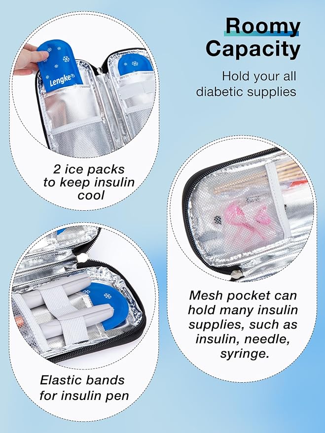 Insulin Cooler Travel Case TSA Approved, Insulin Pen Case, Medication Cooler - Image 4