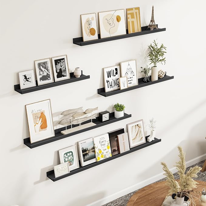 Fun Memories Picture Ledge Shelf, 48 Inch Picture Shelves - Image 2