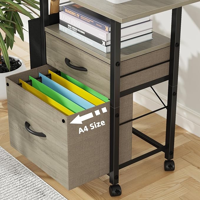 GYIIYUO 2 Drawer File Cabinet - Image 5