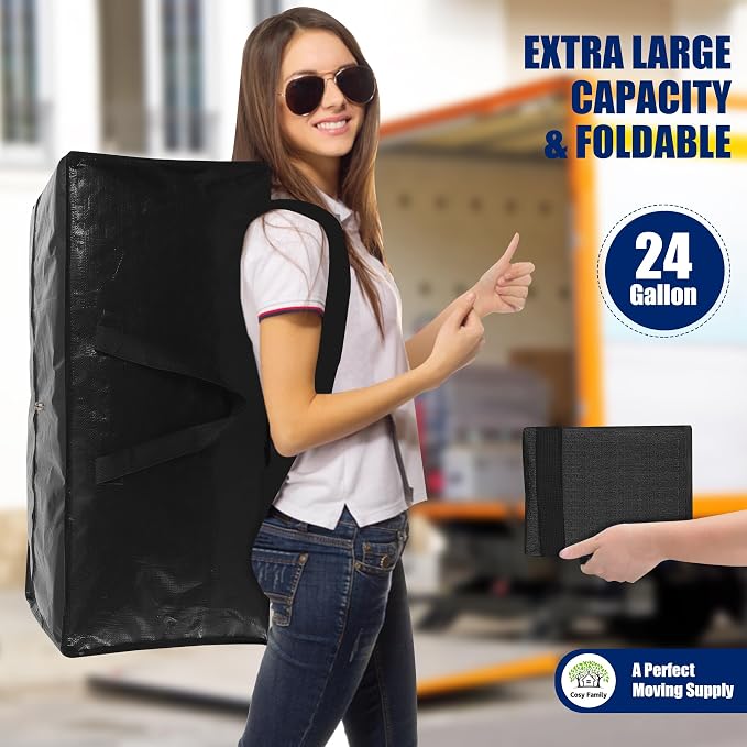 Cosy Family 12 Pack Heavy Duty Moving Bags - Image 7