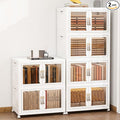 Large Clear Stackable Storage Bins by Unknown