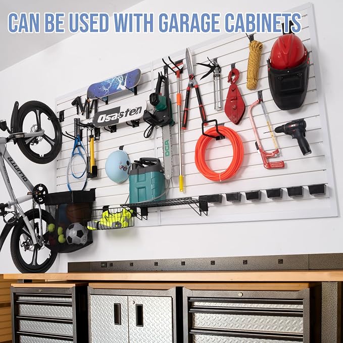 Slatwall Panels Garage Slat Wall Storage Systems 4'x 8', Slat Wall Paneling - Image 6