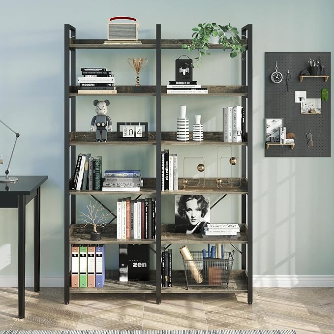 Seventable Bookshelf 6 Tier - Image 2
