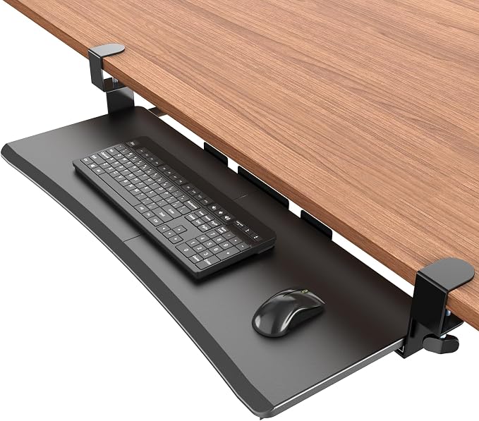 Large Keyboard Tray Under Desk by UPGRAVITY