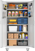 Aobabo 71" H×32" W×16" D Metal Storage Cabinet by Aobabo