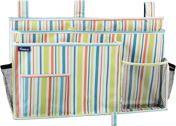 Surblue Bedside Caddy Hanging Bed Organizer Storage Bag Pocket by SURBLUE