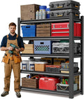 JHYKHG 63" H Storage Shelves, 5-Tier Heavy Duty Garage Shelving, Adjustable by Unknown