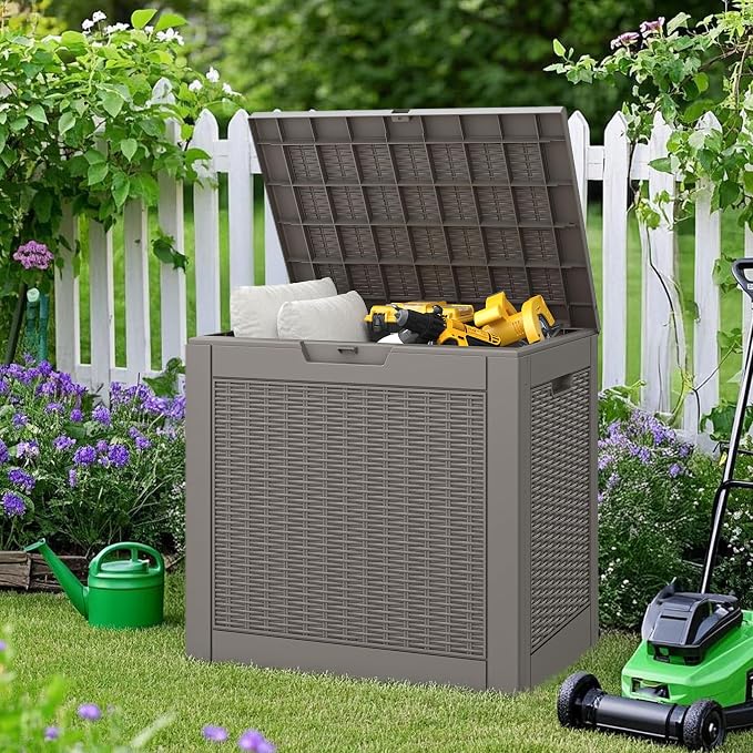 NUNU LAB 30 Gallon Outdoor Storage Box Waterproof, Outside Package Delivery - Image 2