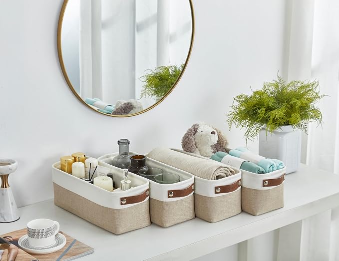 DECOMOMO Narrow Storage Bins Small Baskets - Image 4