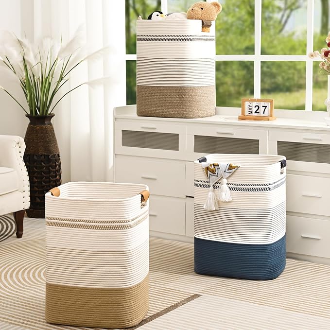 Laundry Hamper, 85L Tall Laundry Basket - Image 9