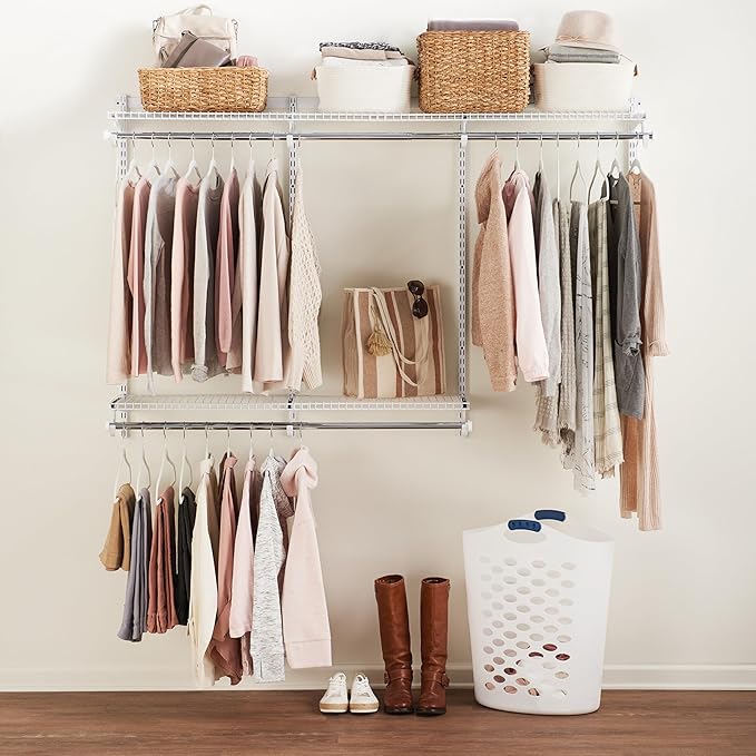 Rubbermaid Configurations Custom Closet Kit 3-6 Ft. Adjustable Metal Wire by Rubbermaid