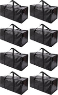 Extra Large Moving Bags with Zippers & Carrying Handles, Heavy-Duty Storage Tote by PANDA+JOYS
