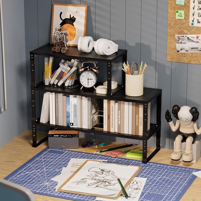 Expandable Cabinet Shelf Organizer Storage Spice Rack Shelves - Image 4